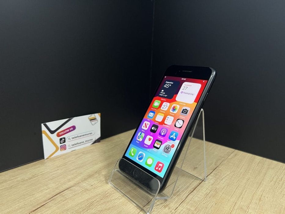 Iphone SE(2020) 64Gb Black Second-Hand Foarte Bun 3 ani garanție, Tele