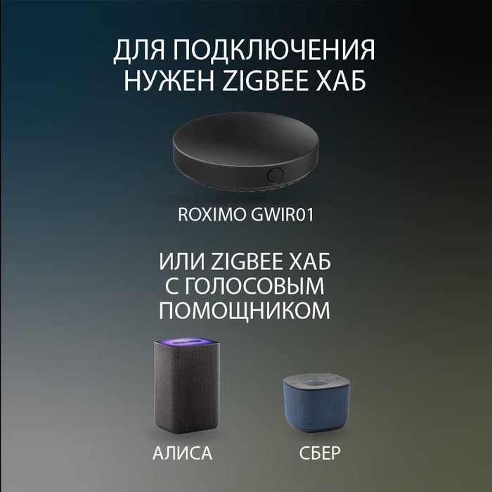 Умный Zigbee датчик протечки воды ROXIMO SZW03
