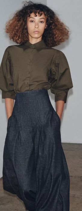 Поплин риза Zara