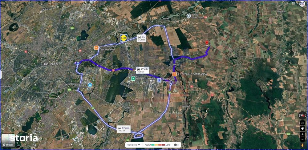 Teren intravilan Crevedia. O investitie sigura