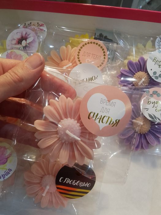 Свечи, боксы к 8 марта