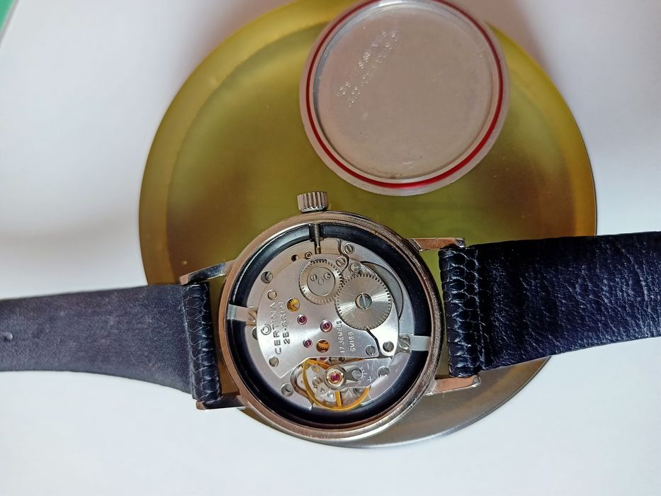 Ceas mecanic Certina 17 rubine