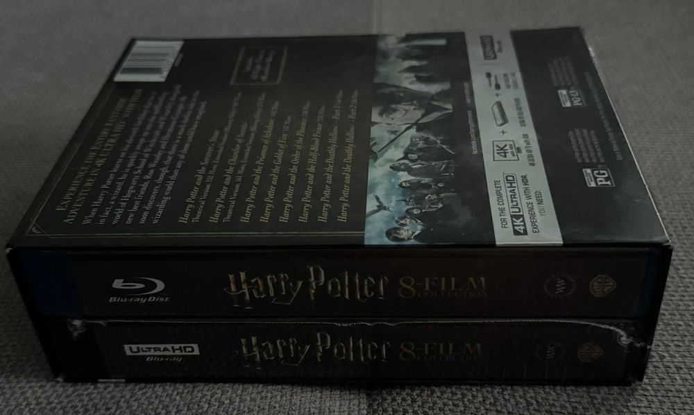 Harry Potter 8-Film Collection 4K + Blu-Ray Noi, Sigilate