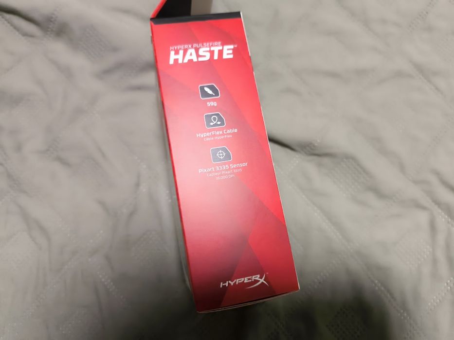 Gaming mouse and mousepad: Мишка HyperX Pulsefire Haste + Пад Roccat Kanga (Пълни комплекти)