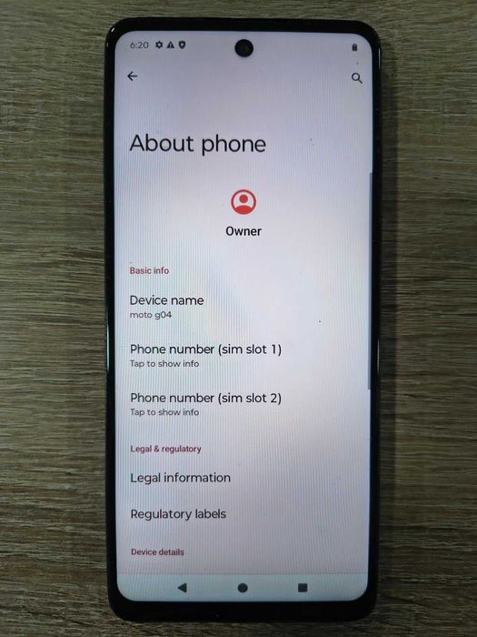 Мобилен телефон Motorola G 04