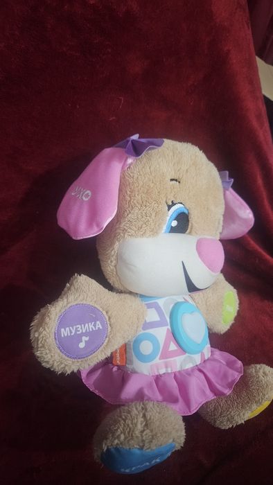 Умно плюшено кученце - Образователна играчка Fisher Price
