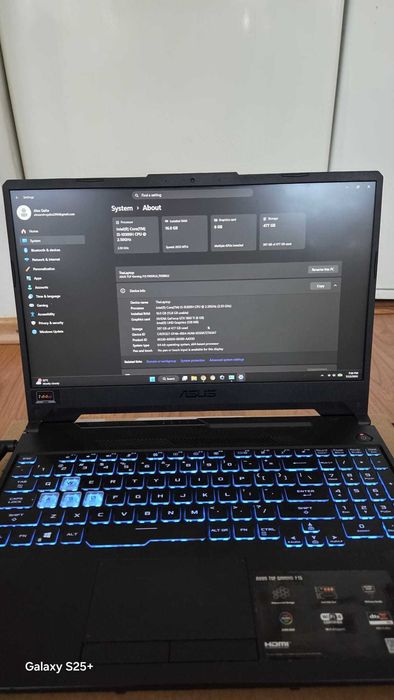 Vand Asus TUF F15 FX506LU-HN036, sau schimb cu PS5
