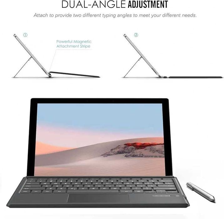 Wireless Keyboard pentru Surface Pro 7 Plus/Surface Pro 7/Pro 6/5/4/3