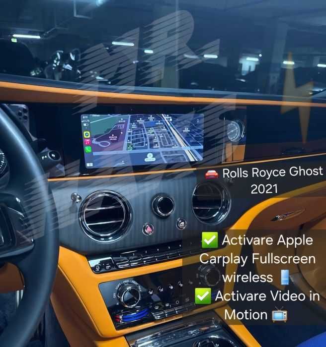 Activare Carplay, harti, video in motion, BMW Mini Supra Rolls Royce