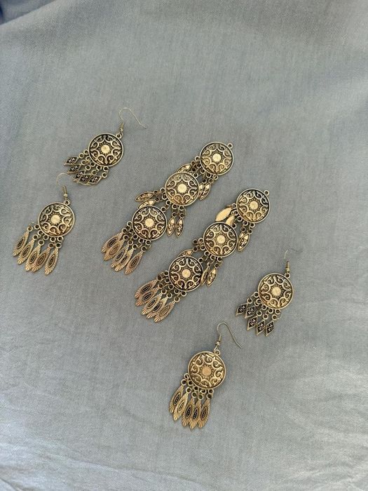 Тойбастар этно серьги