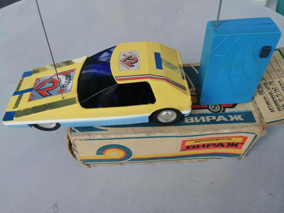 ВИНТИДЖ ИГРАЧКА, СССР, Спортна кола, Рали, Радиоуправляем модел.