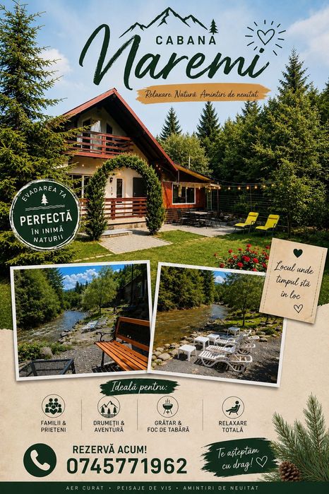 Cabana ,Casa de vacanta de închiriat,Ciubăr Gratis , langa Castelul de Lut Sibiu