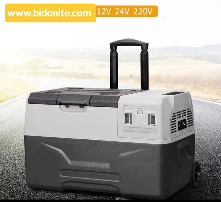 Хладилник с компресор батерия 12v/24v/220v до -20 градуса блутут контр