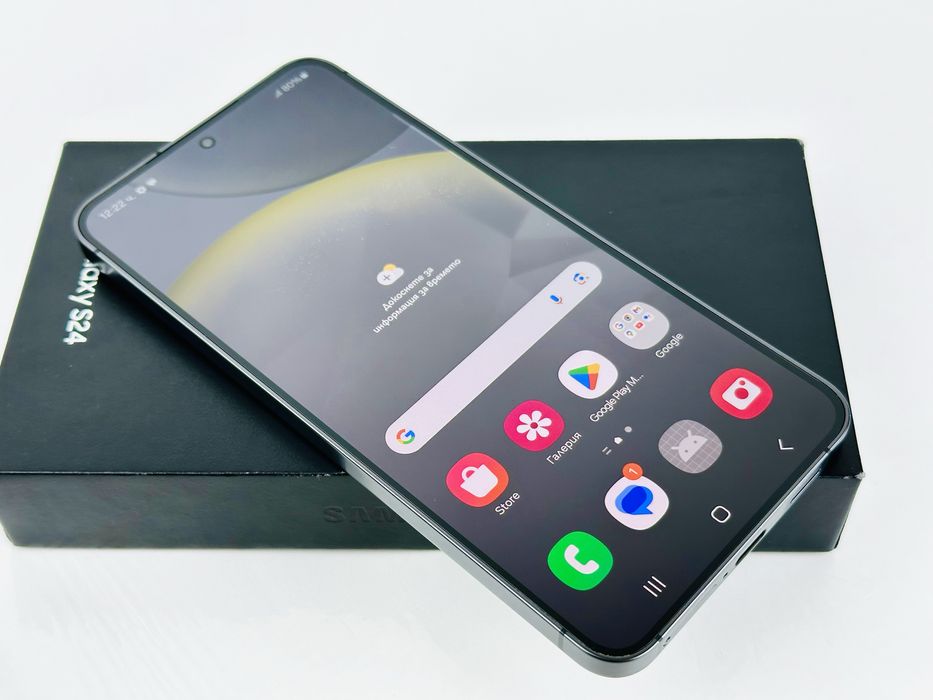 Samsung Galaxy S24 5G 256GB 8RAM Onyx Black Перфектен! Гаранция!