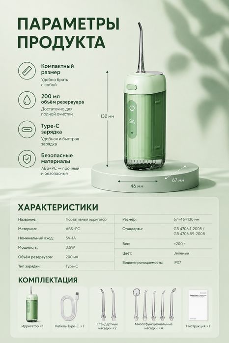 Ирригатор протатипный