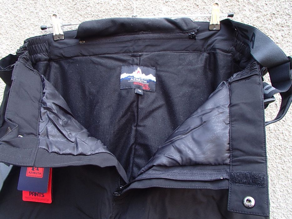 Продавам черен мъжки разтеглив ски панталон Azimuth 15 000 мм