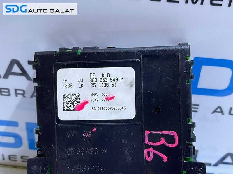 Unitate Modul Calculator Coloana Directie Volan VW Passat B6 2005 - 2010 Cod 3C0953549E