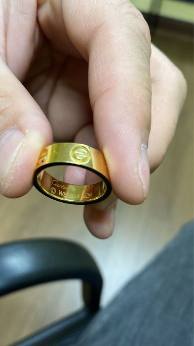 Кольцо золотое Cartier