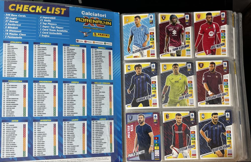 Panini Adrenalyn XL 2023-24 Serie A Album + 390 Cartonașe