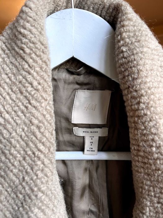 Топло Вълнено Двуредно палто H&M