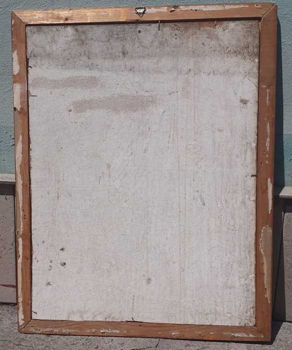 Tablou vechi - tus laviu - semnat H.K.