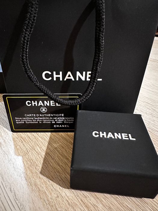 Chanel обеци “CC” позлатени