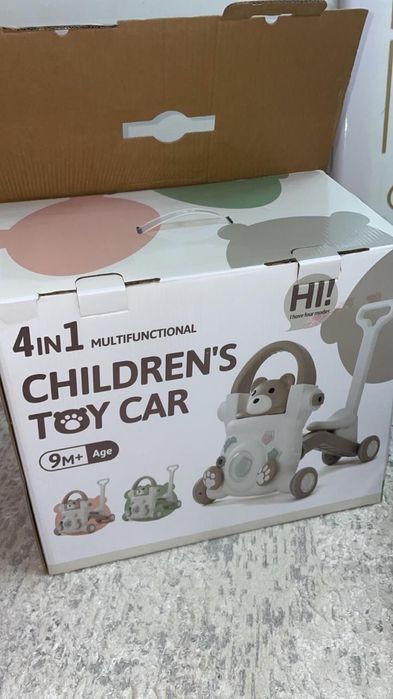 Детская каталка 4в1 сатылады.