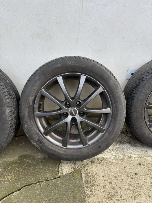 Jante Borbet cu anvelope 215 55 R17 - DOT 2021 - 5x112