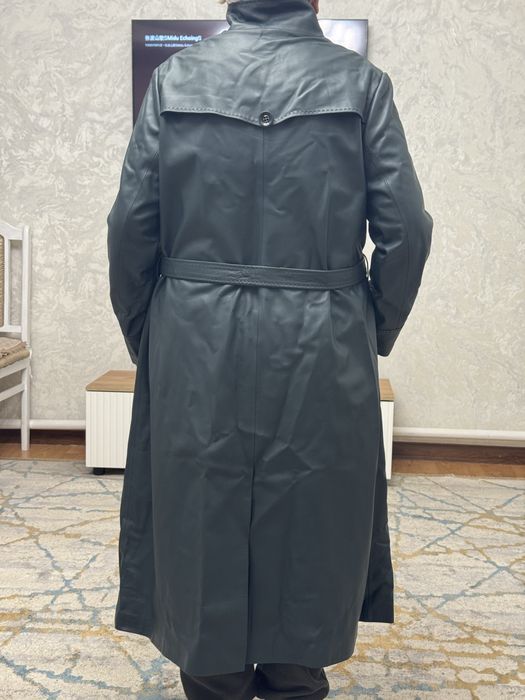 Продам кожанный тренч