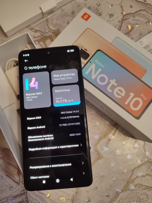 Redmi Note 10 pro смартфон