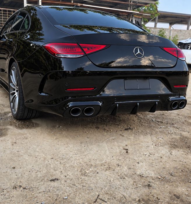 Дифузьор Mercedes CLS C257 W257 2018-2023 63 AMG GT coupe Мерцедес Diffuser Спойлер