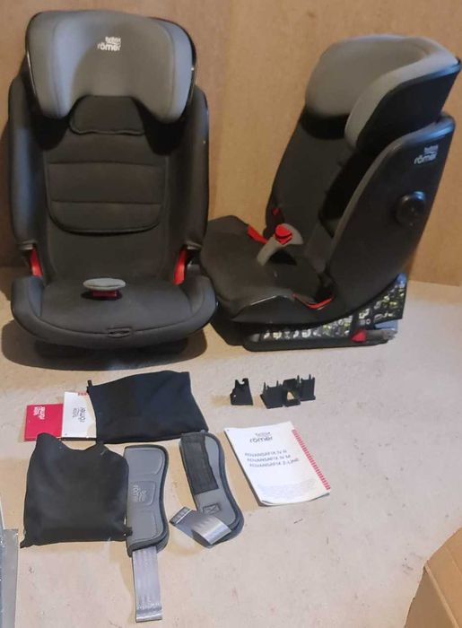 Vand 2 scaune auto Britax Romer ADVANSAFIX IV R Storm Grey, 9-36 kg