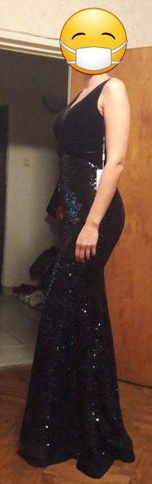 Rochie neagra de ocazie 40