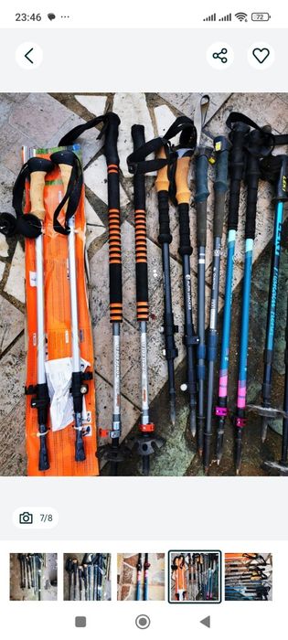 Vand bete treking pt drumetie telescopice sau pliabile pe 3 segmente