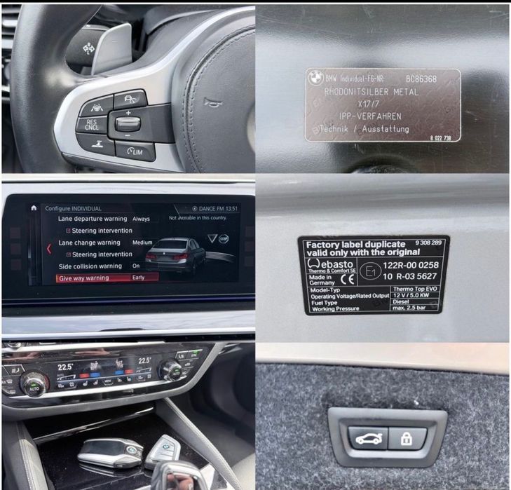 Bmw m550xd 400cp 2017 led bowers soft close