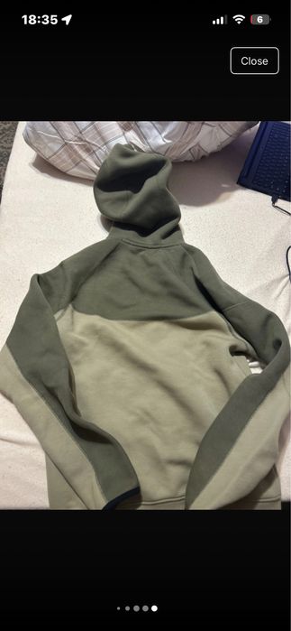 Nike tech fleece marime s fit m nou originala culoare verde