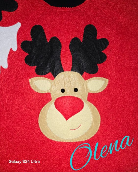 Юбка под Ёлку,ручная работа.