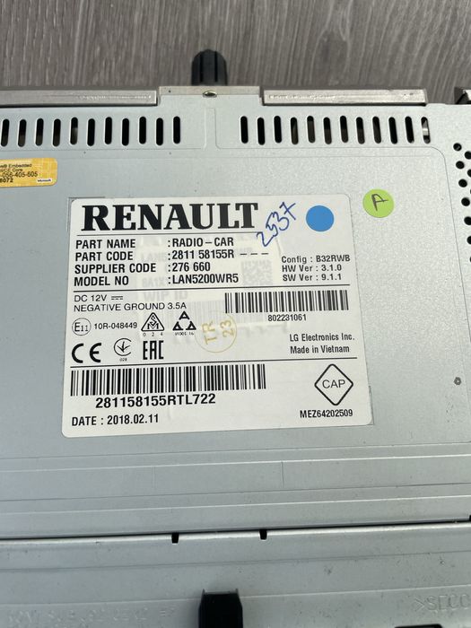 Navigatie medianav navi Logan Lodgy Duster Dokker Sandero Captur