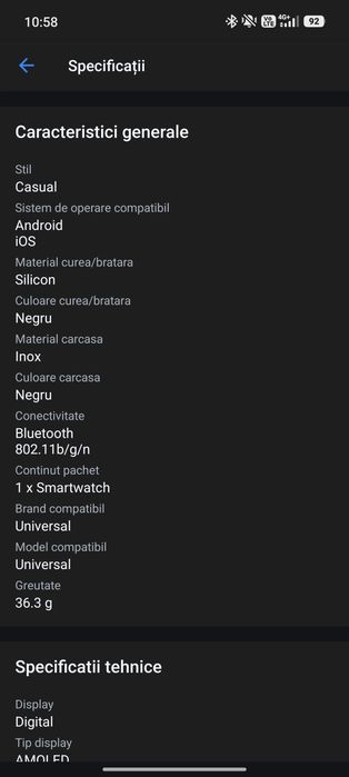 Smartwatch Xiaomi S1 Active