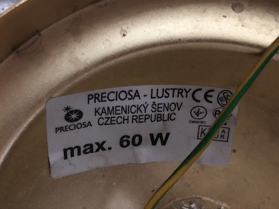 Люстра чешская хрусталь