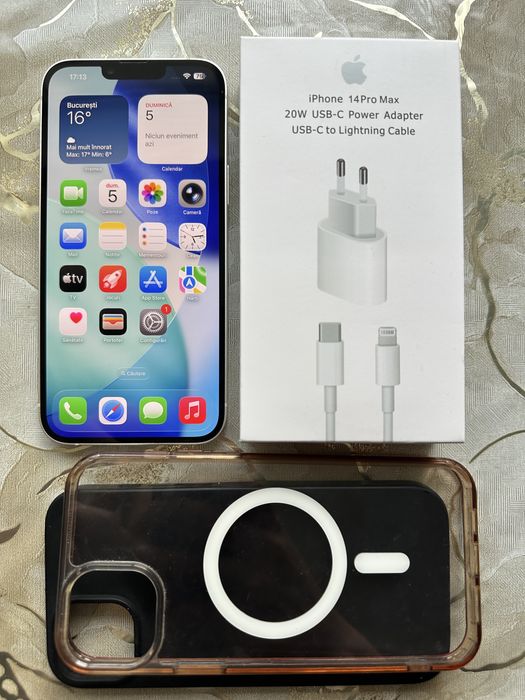 De vanzare iPhone 14 Plus alb, stare perfecta