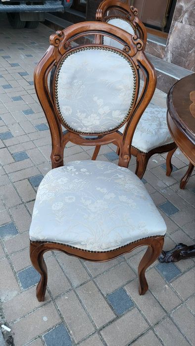 Барокова комплект маса със 6 бр столове