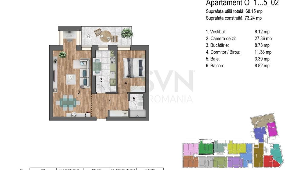 Apartament 2 camere I Nerva Traian l Ansamblu Rezidential — fotografia 3
