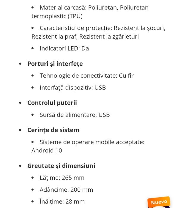 Husa cu Tastatura / nou