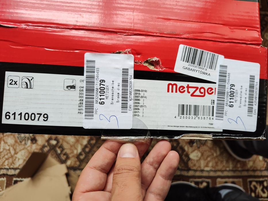 Discuri de frana Metzger 6110079