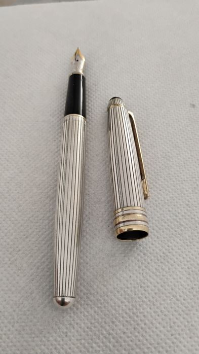 Stilou Montblanc din argint 925 peniță aut