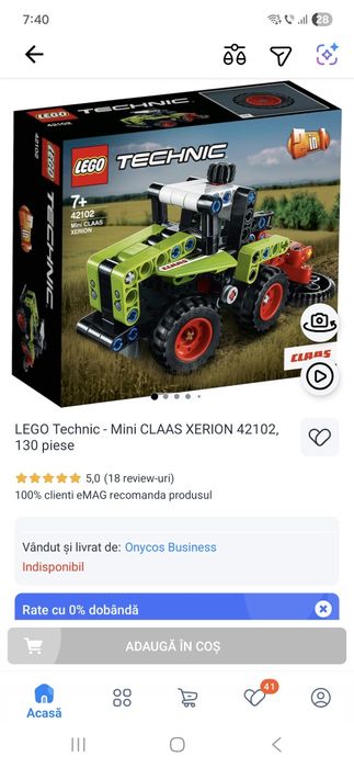 Lego mini claas xerion