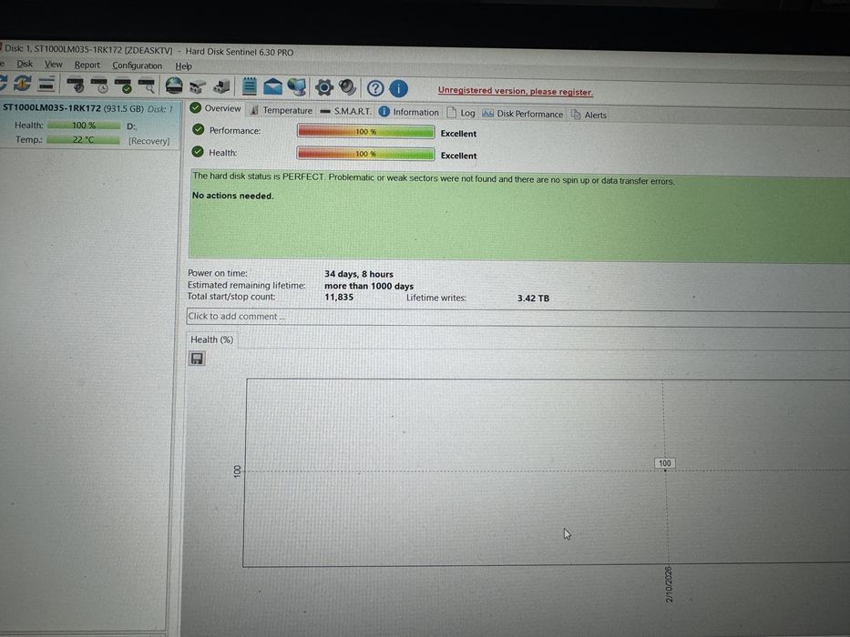 HDD Seagate Video 1TB - 2.5 inch (Laptop/Console/Extern)
