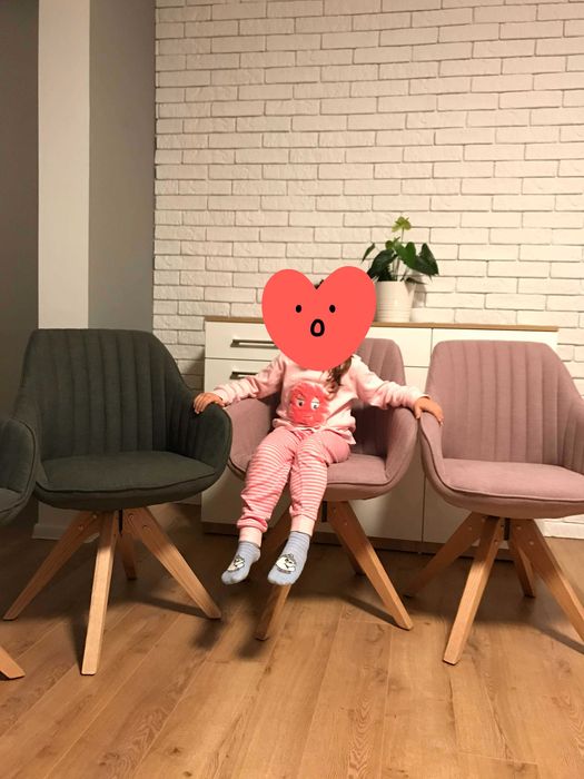 СИВИ И РОЗОВИ КРЕСЛА ЧИЛ С ПОДЛАКЪТНИЦИ И ВЪРТЯЩА СЕДАЛКА 60/65/83 СМ