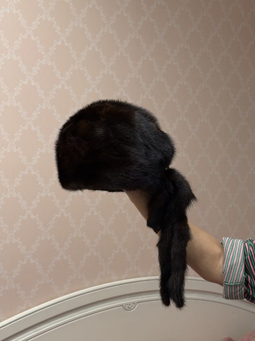 Женская норковая шапка